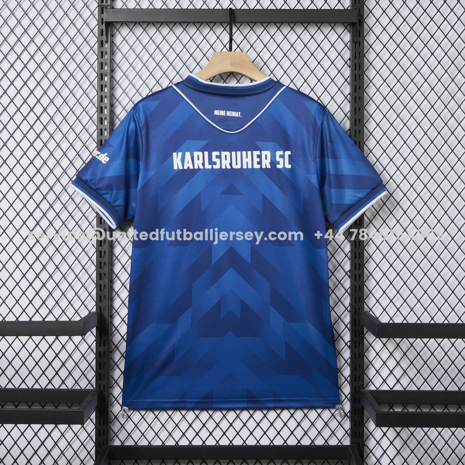 unitedfutballjersey-Karlsruher SC 25-26 Home Jersey - Fans Version