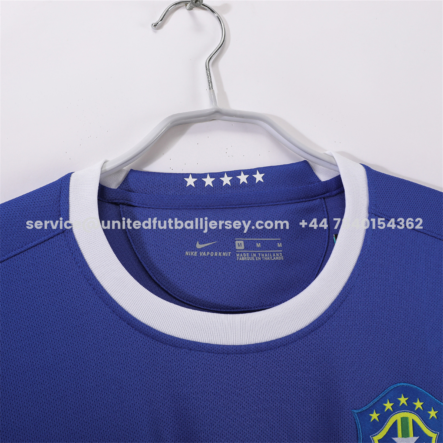 unitedfutballjersey-Retro Brazil 2006 Away Blue Jersey
