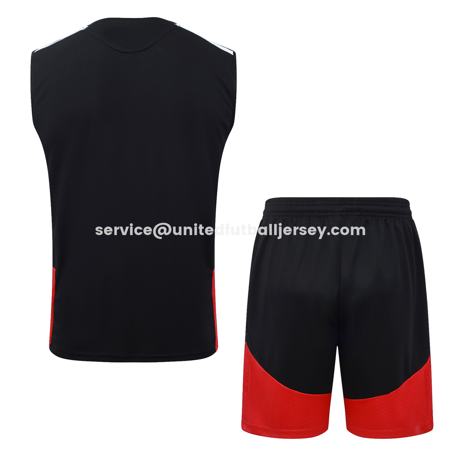 unitedfutballjersey-Germany 2026 Vest Training Set - Black Vest and Black Shorts