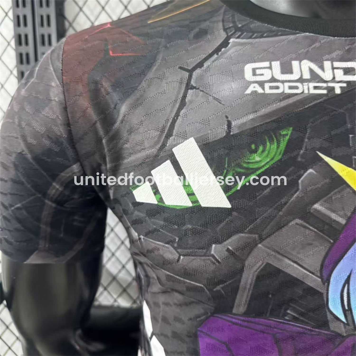 unitedfutballjersey-Japan 25-26 Gundam Black Special Edition Jersey - Player Version