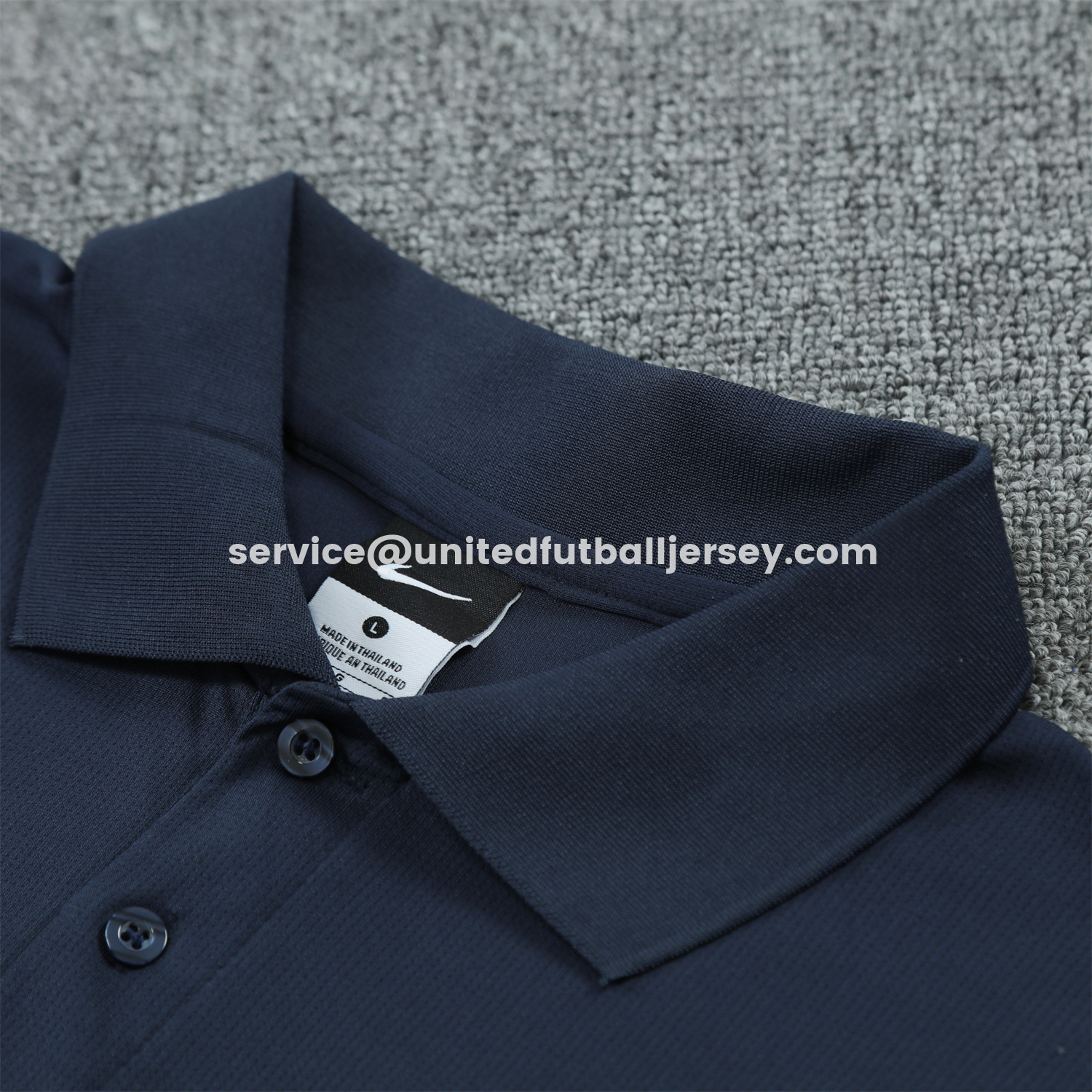 unitedfutballjersey-Barcelona 25-26 POLO Short-Sleeve Training Set - Dark Blue Top and Pants