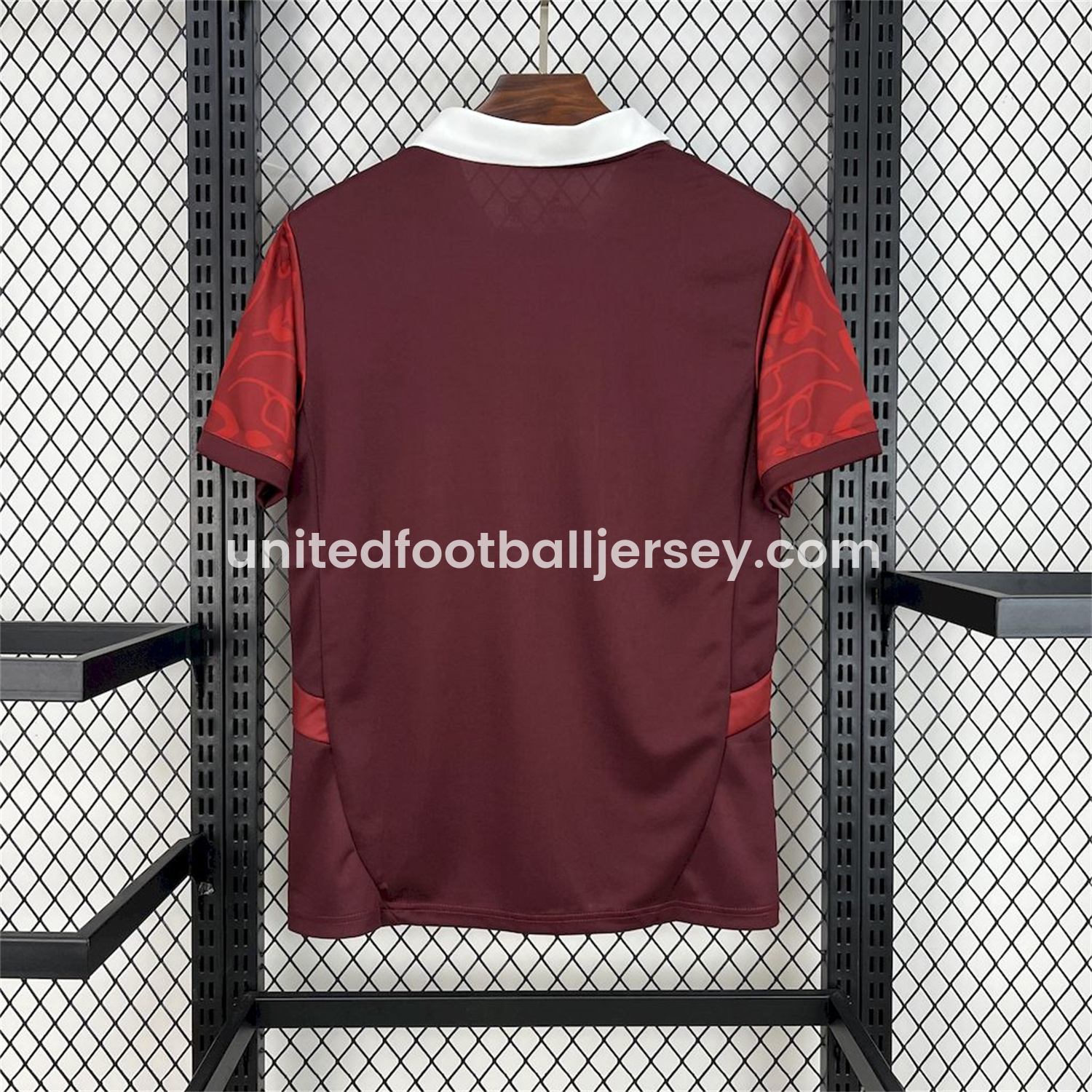 unitedfutballjersey-Portugal 2025-26 Red Flower Training Jersey - Fans Version