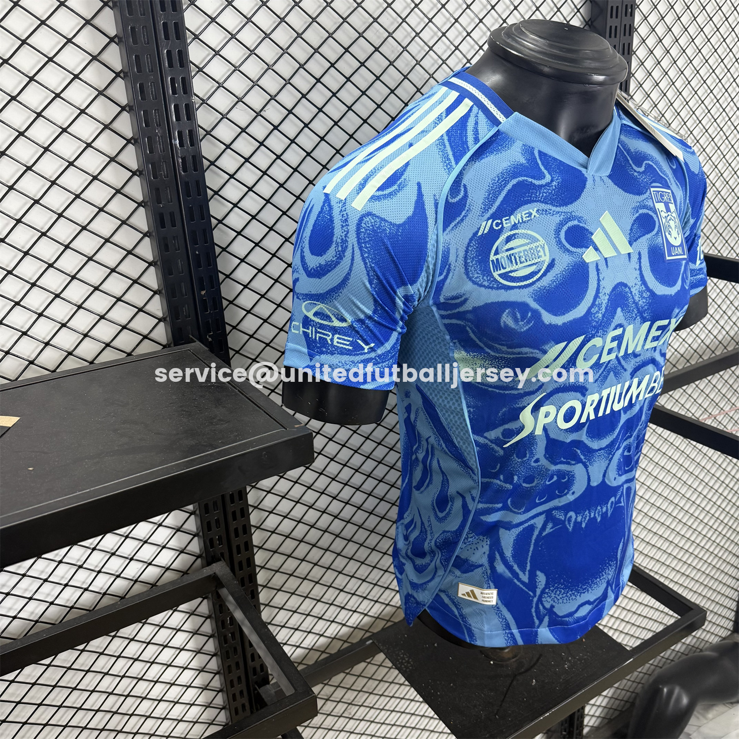 unitedfutballjersey-Tigres UANL 25-26 Away Jersey With All Sponsors - Player Version