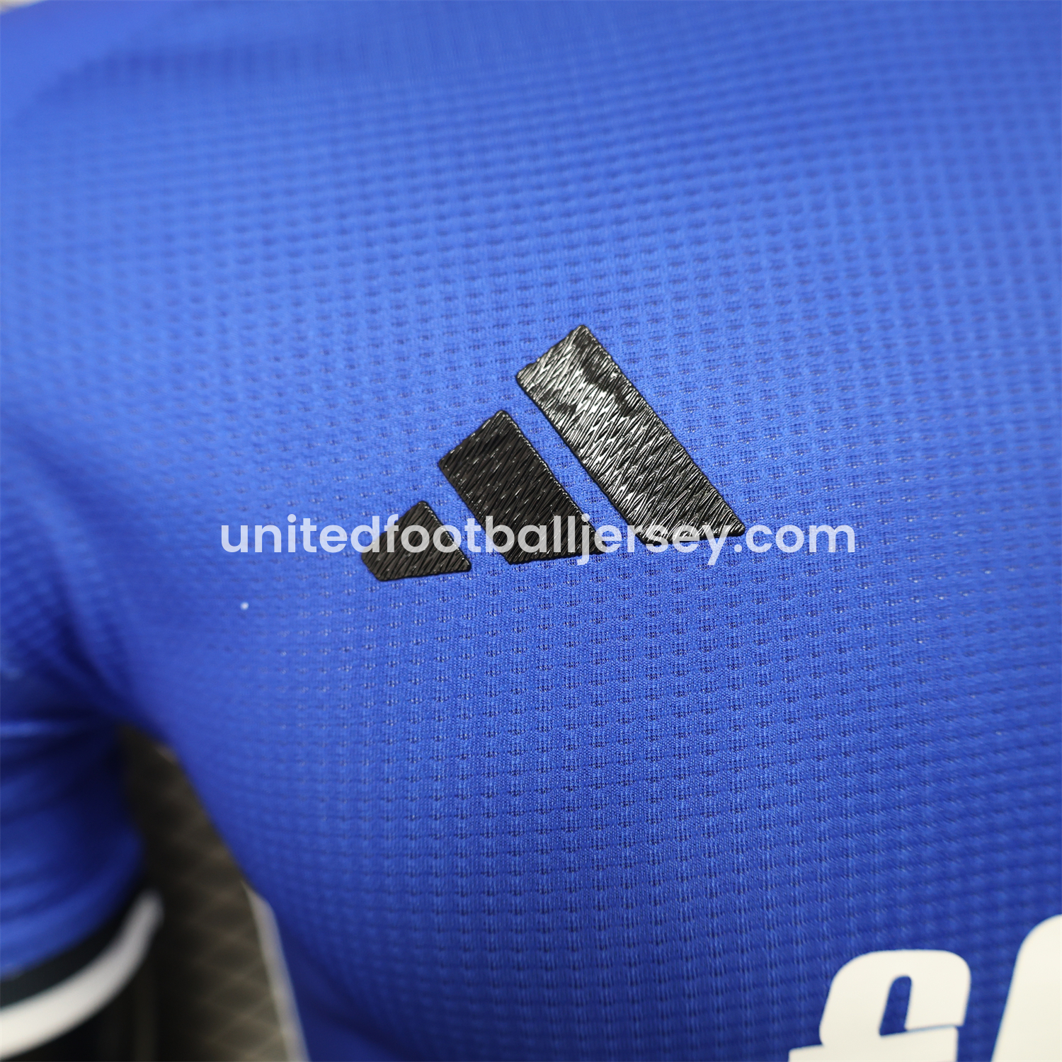 unitedfutballjersey-Algeria 25-26 Blue and Black Gradient with White Text Jersey - Player Version