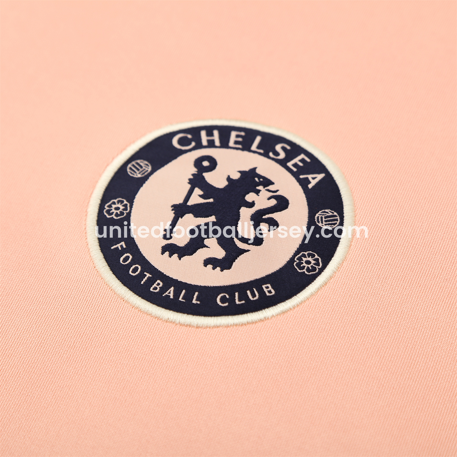 unitedfutballjersey-C.H.E.L.S.E.A 25-26 Traning Hoodie Set - Pink With Royal Blue