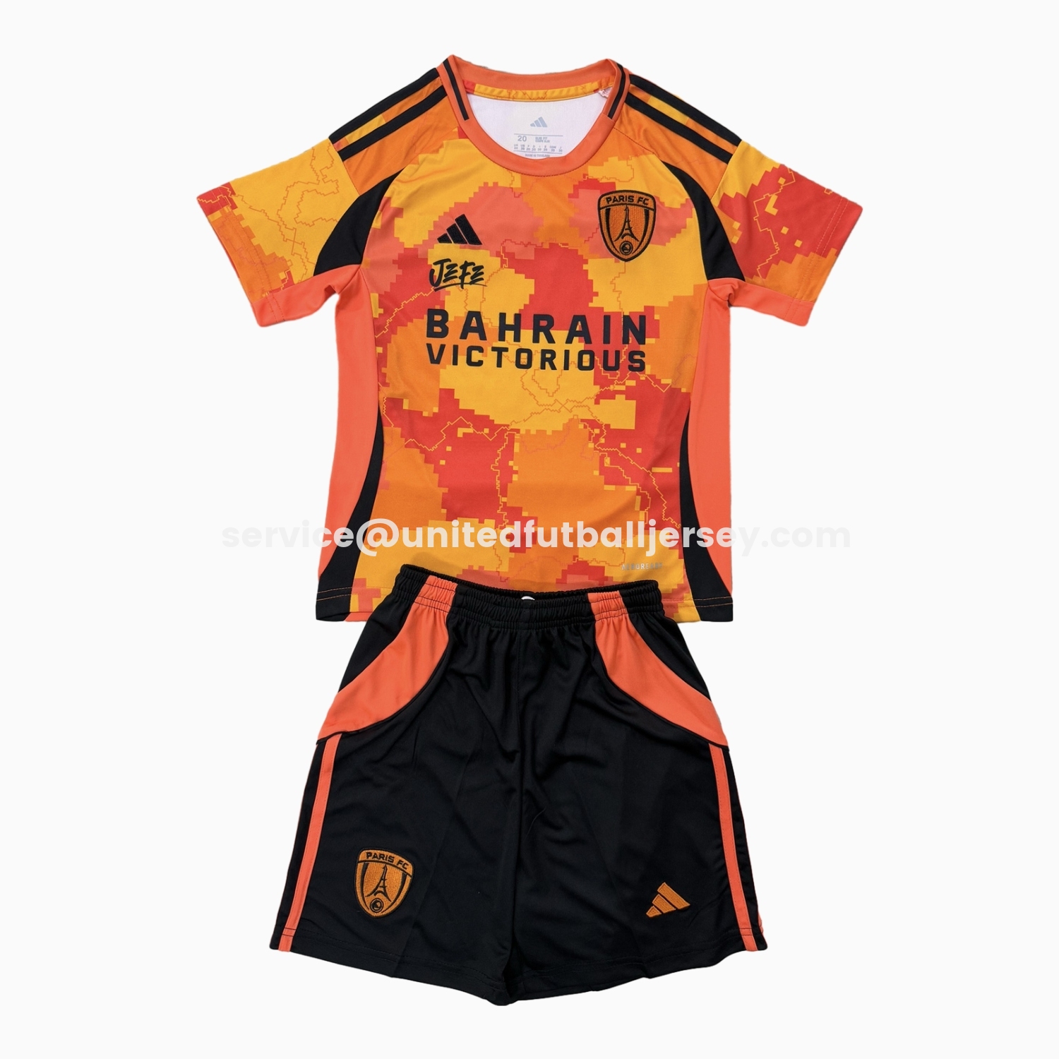 unitedfutballjersey-Paris FC 25-26 Third Men's Adult Jersey Set - Fans Version