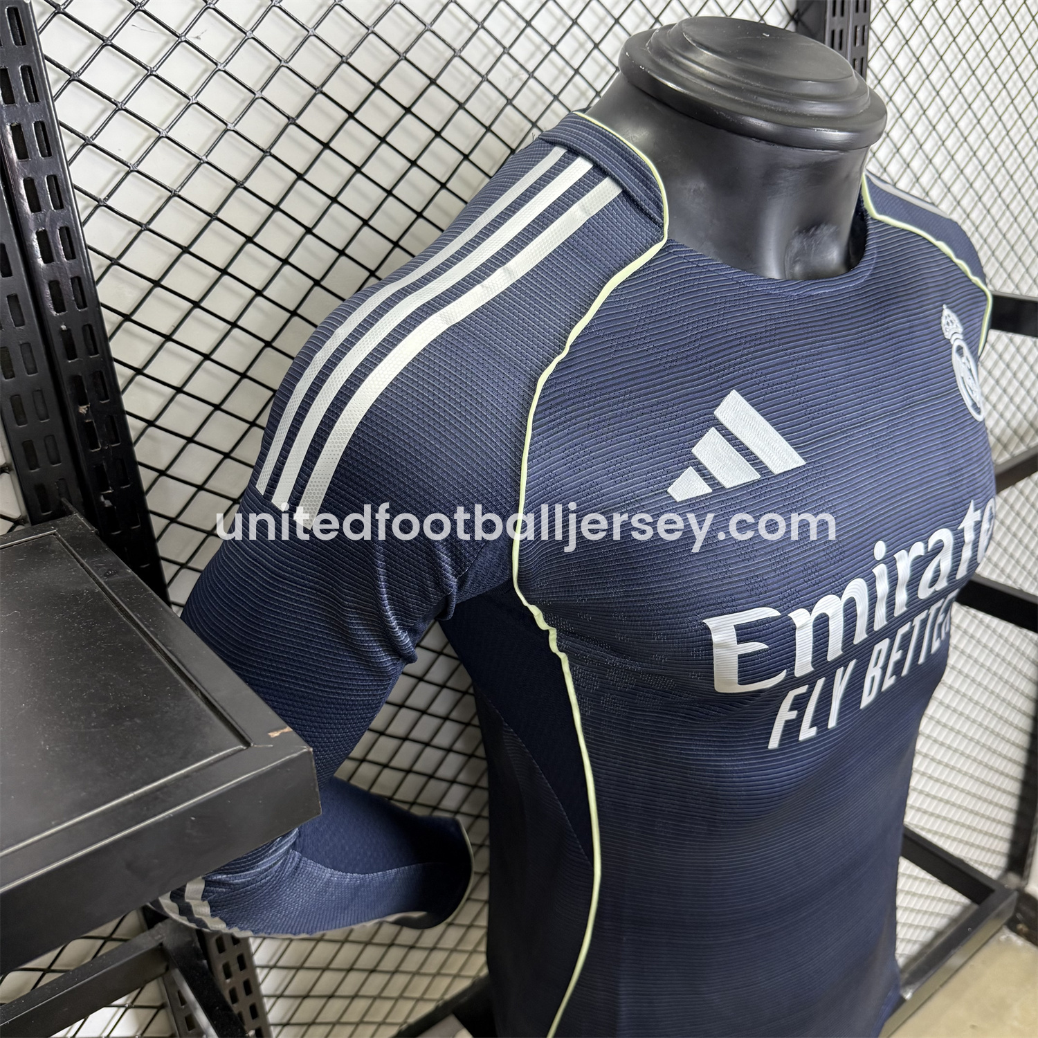 unitedfutballjersey-Real Madrid 25-26 Away Long Sleeve Jersey - Player Version
