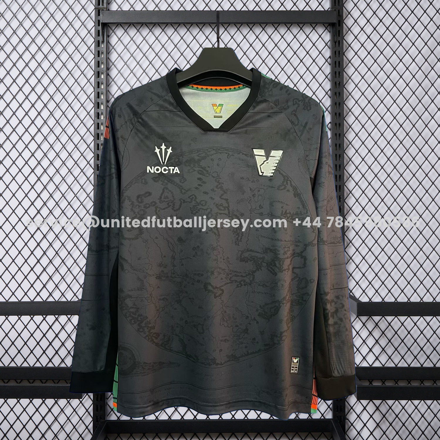 unitedfutballjersey-Venezia FC 25-26 Home Black Unsponsored Long Sleeves Jersey - Fans Version