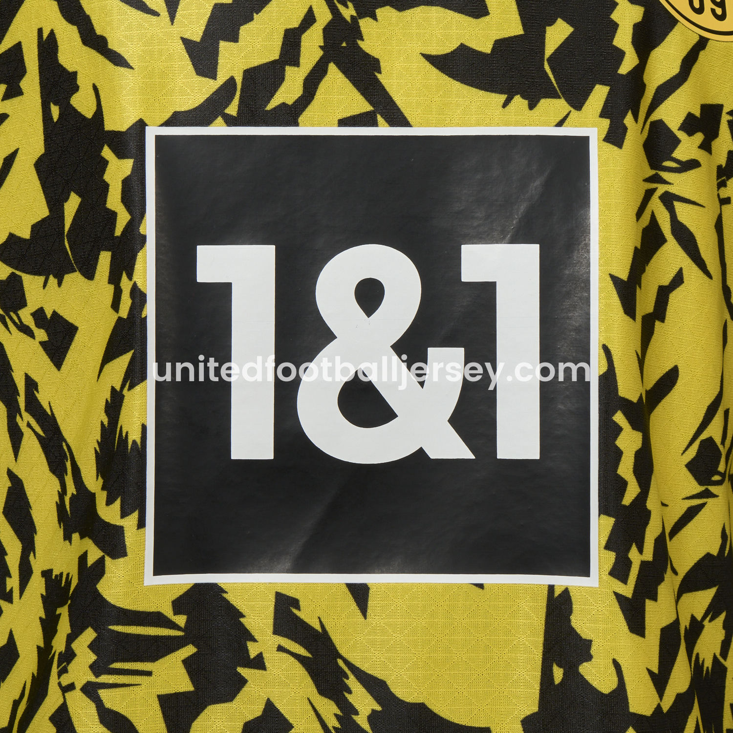 unitedfutballjersey-Dortmund 25-26 Black Disordered Texture Yellow Special Jersey - Player Version