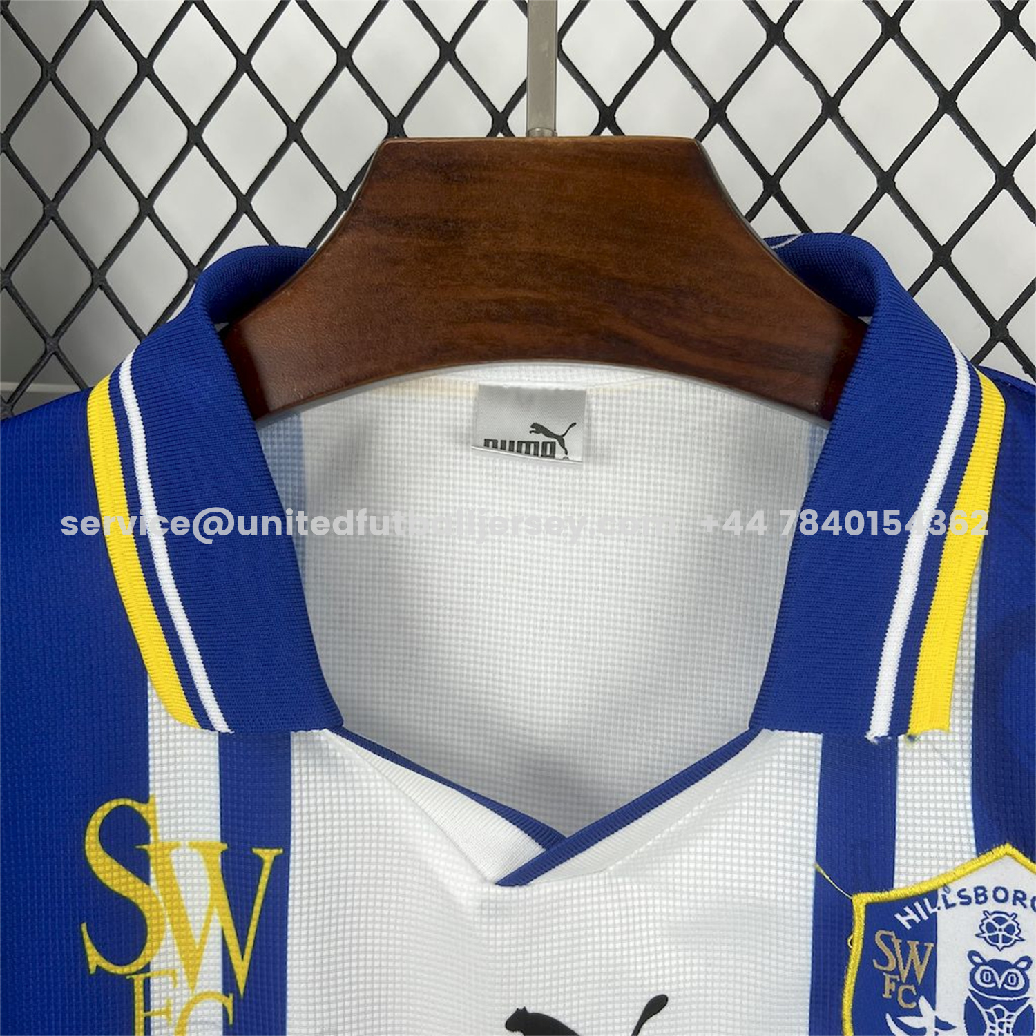 unitedfutballjersey-Retro Sheffield Wednesday 1996-97 Home Jersey
