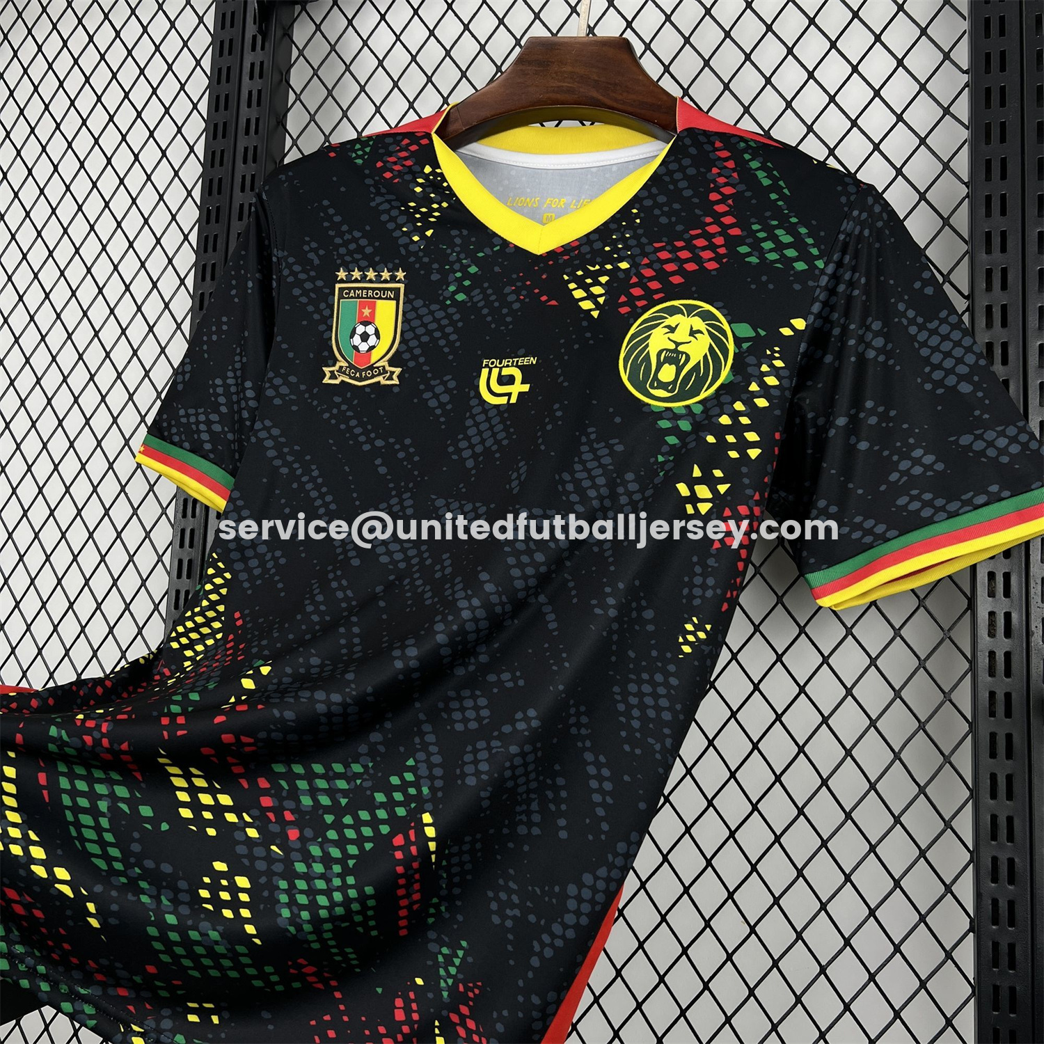 unitedfutballjersey-Cameroon 2026 Black Special Jersey - Fans Version