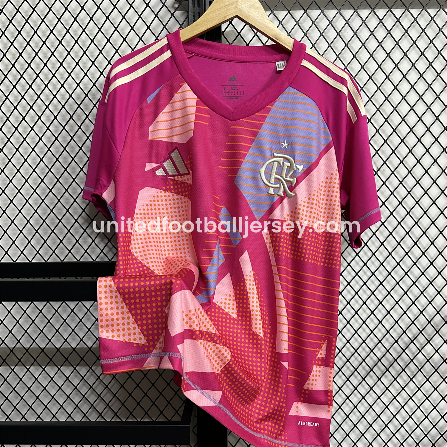 unitedfutballjersey-Flamengo 25-26 Pink Goalkeeper Jersey - Fans Version