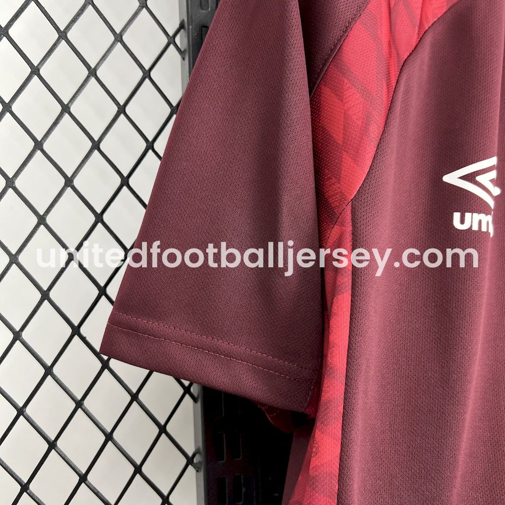 unitedfutballjersey-CA Lanús 25-26 Home Unsponsored Jersey - Fans Version