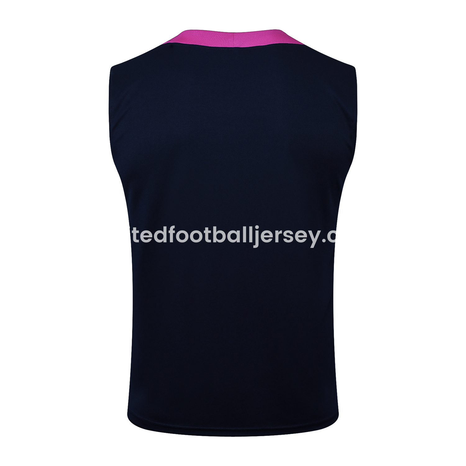 unitedfutballjersey-Barcelona 25-26 Vest Training Set - Deep Blue Black Vest and Shorts