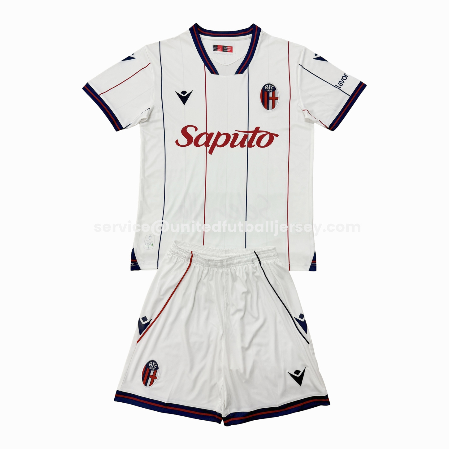 unitedfutballjersey-Bologna 25-26 Away Kids Kit