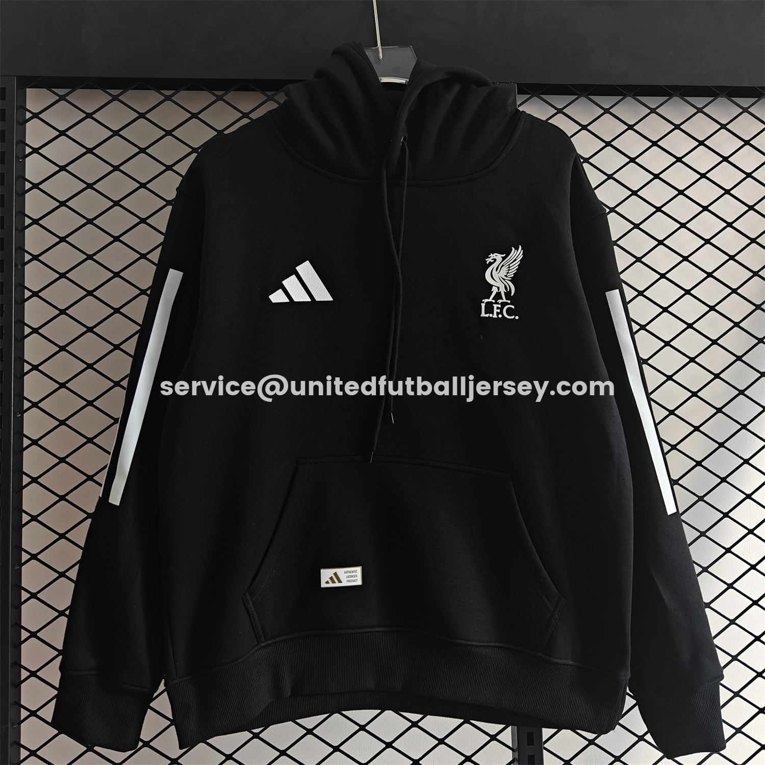 unitedfutballjersey-Liver.pool 25-26 Home Unisex Pullover Hoodie