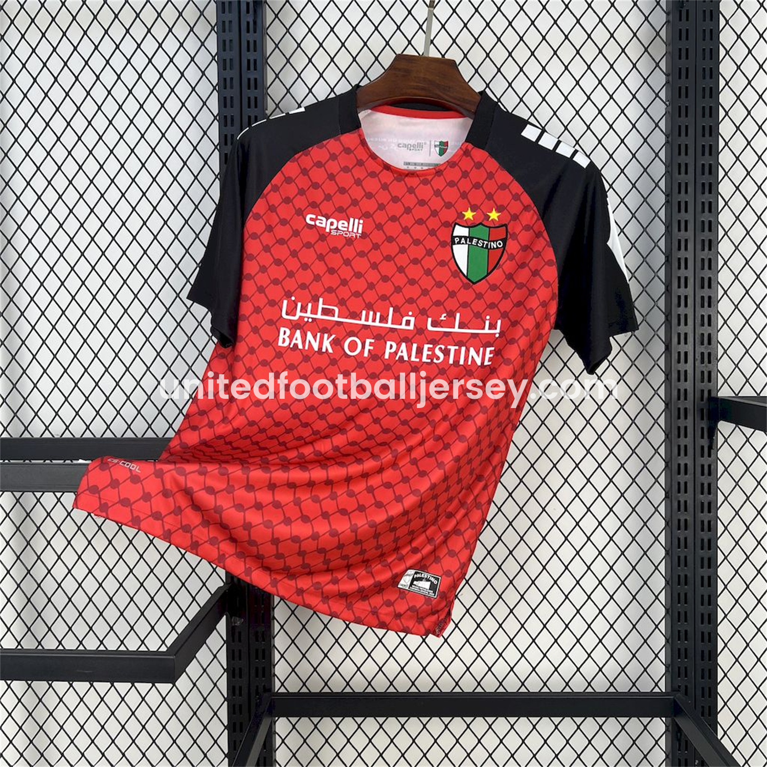 unitedfutballjersey-Club Deportivo Palestino 25-26 Red Goalkeeper Jersey - Fans Version