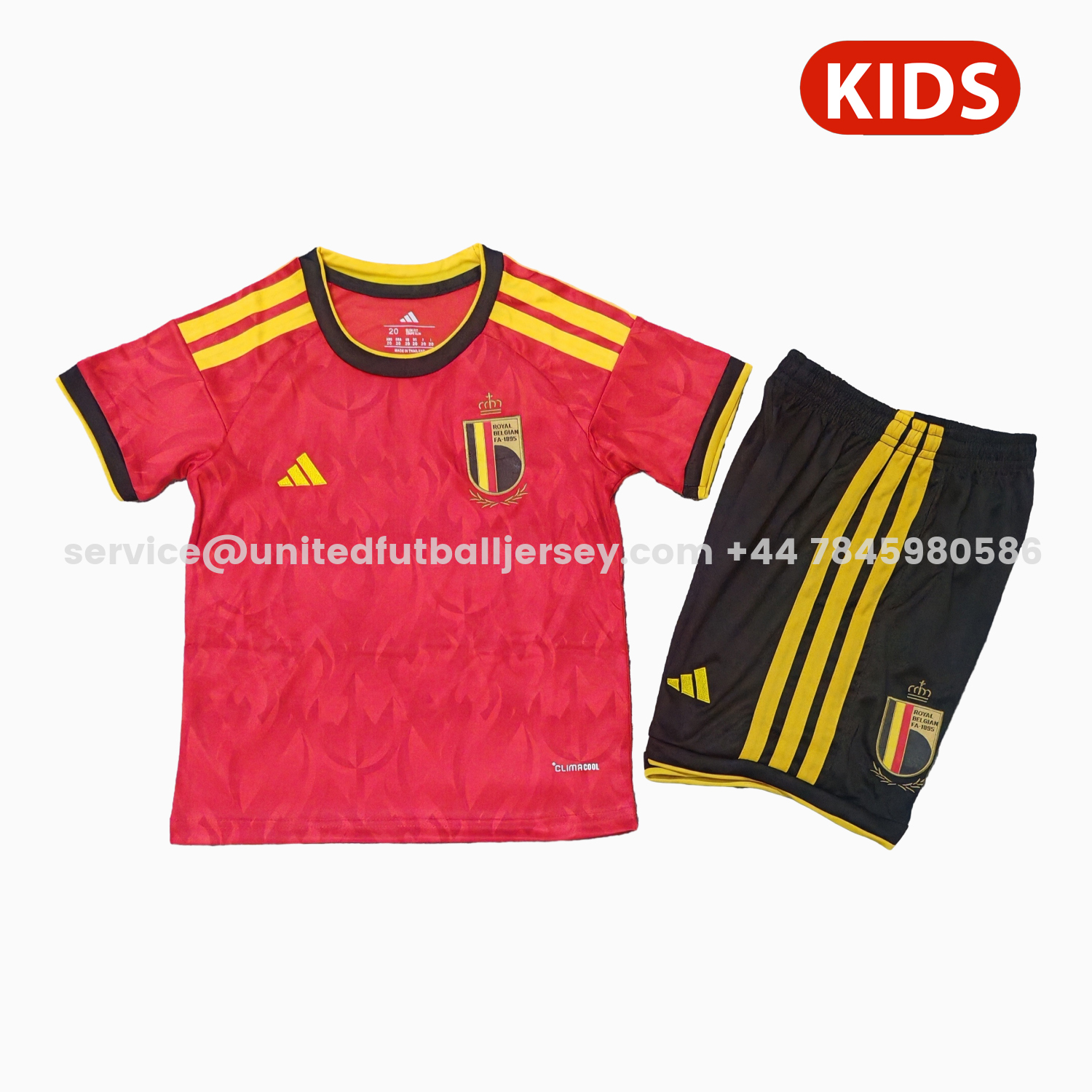 unitedfutballjersey-Belgium 2026 Home Kids Kit