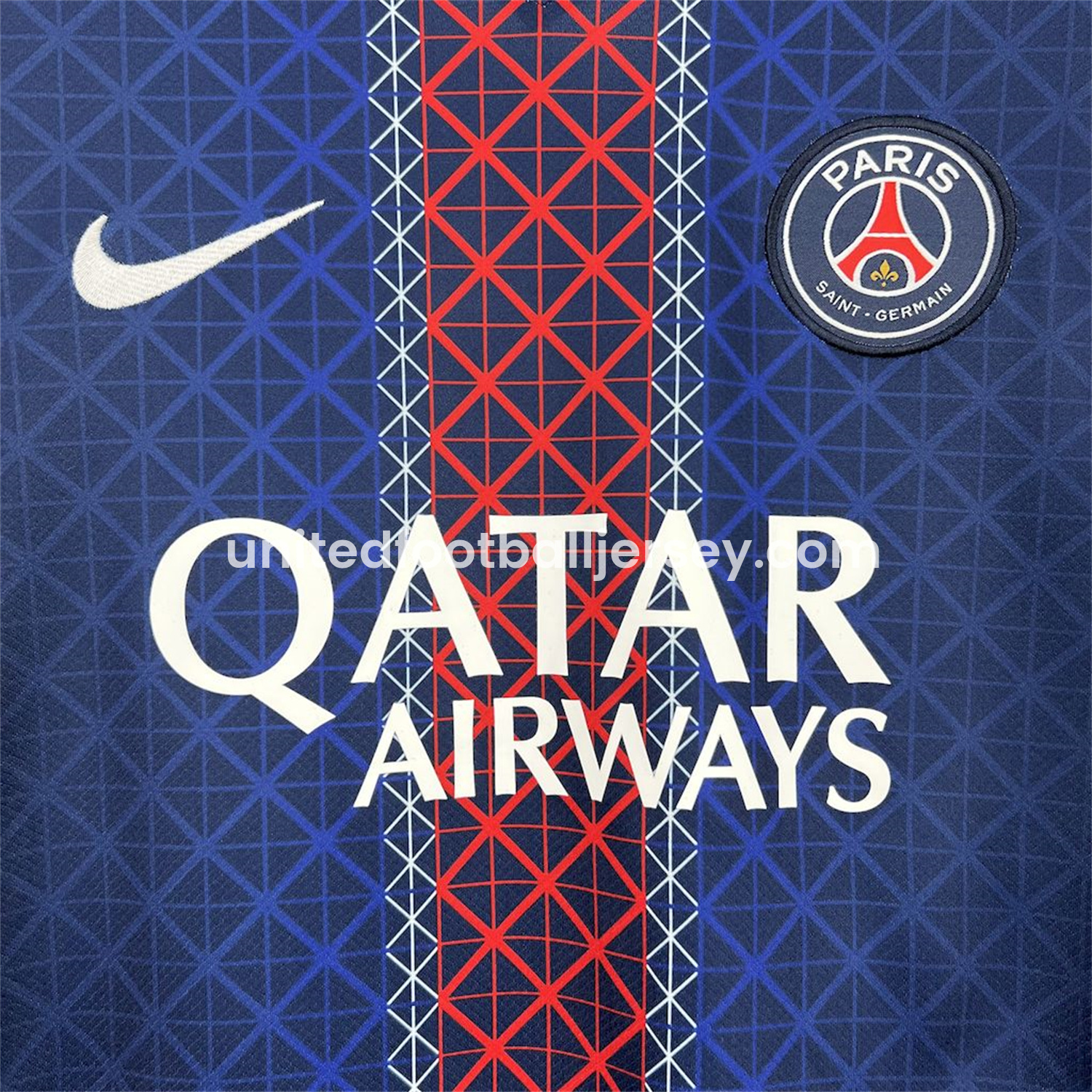 unitedfutballjersey-Paris Saint-Germain PSG 25-26 Home Jersey - Fans Version