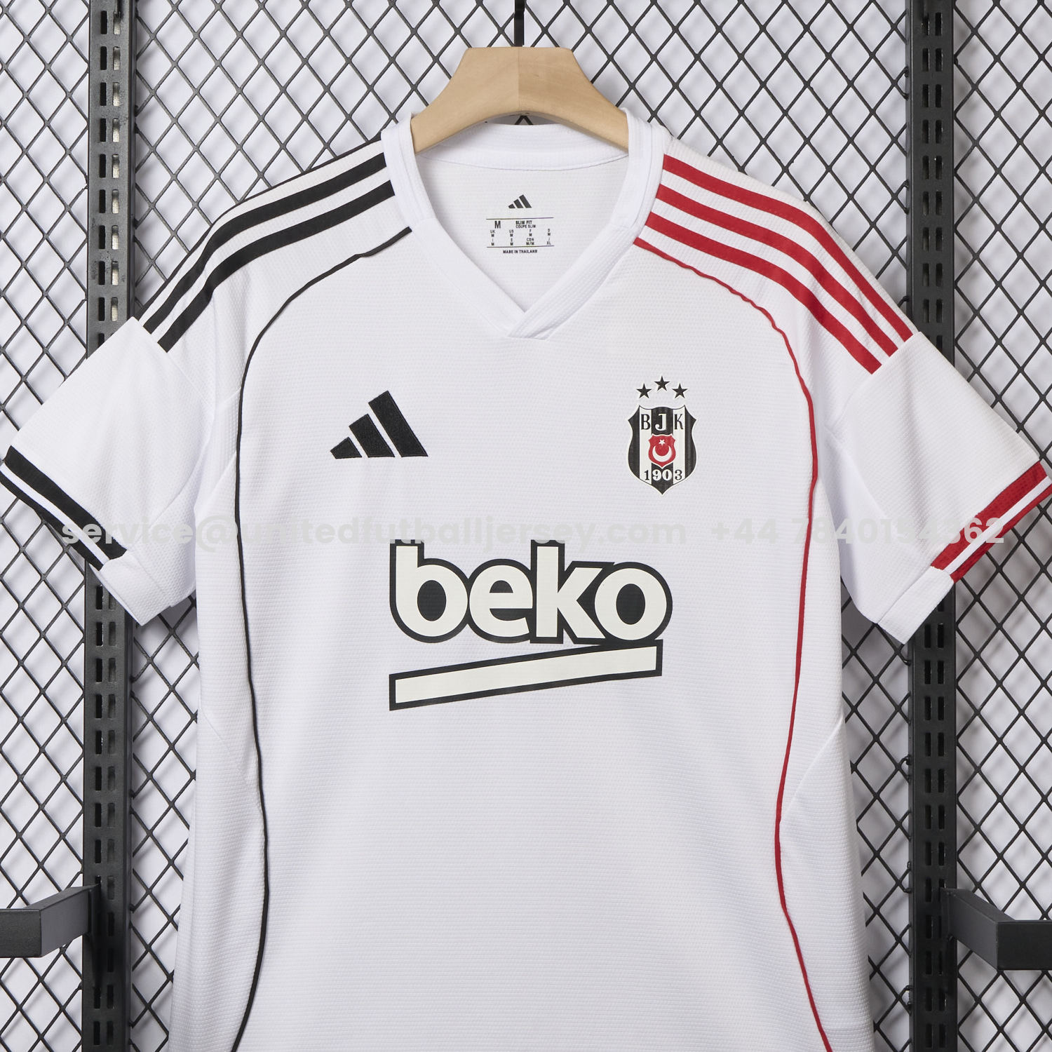 unitedfutballjersey-Besiktas 25-26 Home Jersey - Fans Version