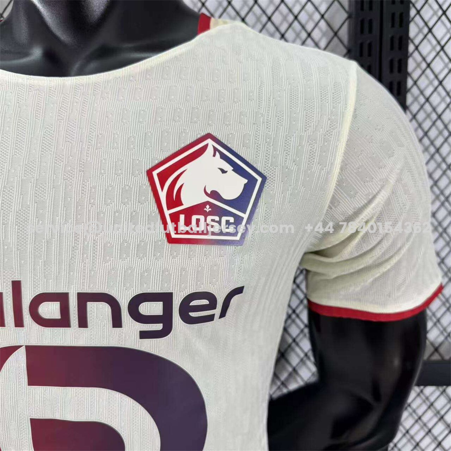 unitedfutballjersey-Lille 25-26 Away White Jersey - Player Version