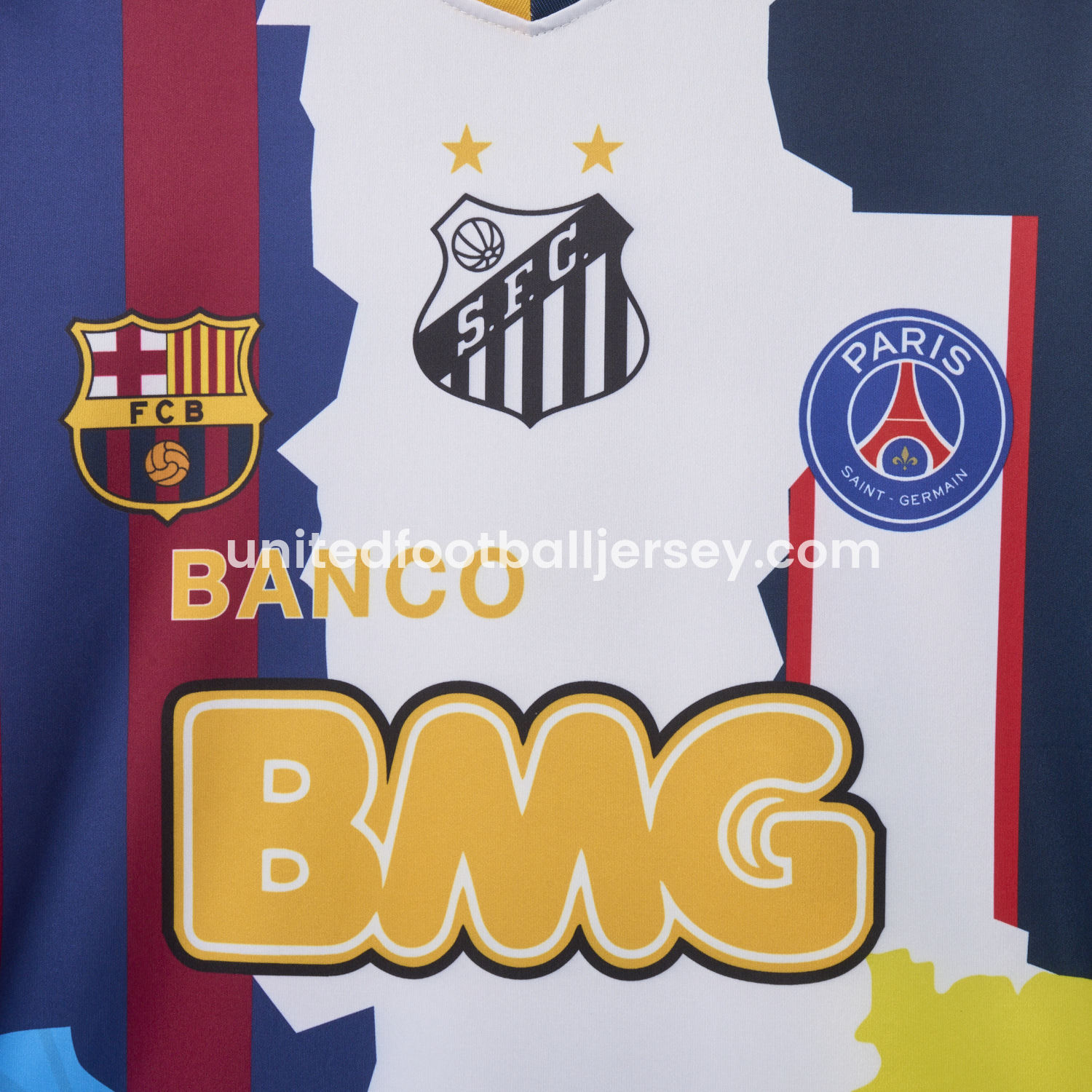 unitedfutballjersey-Neymar Career Commemorative Jersey - Fans Version - Barcelona Brazil Paris Saint-Germain PSG Santos Al Hilal SFC