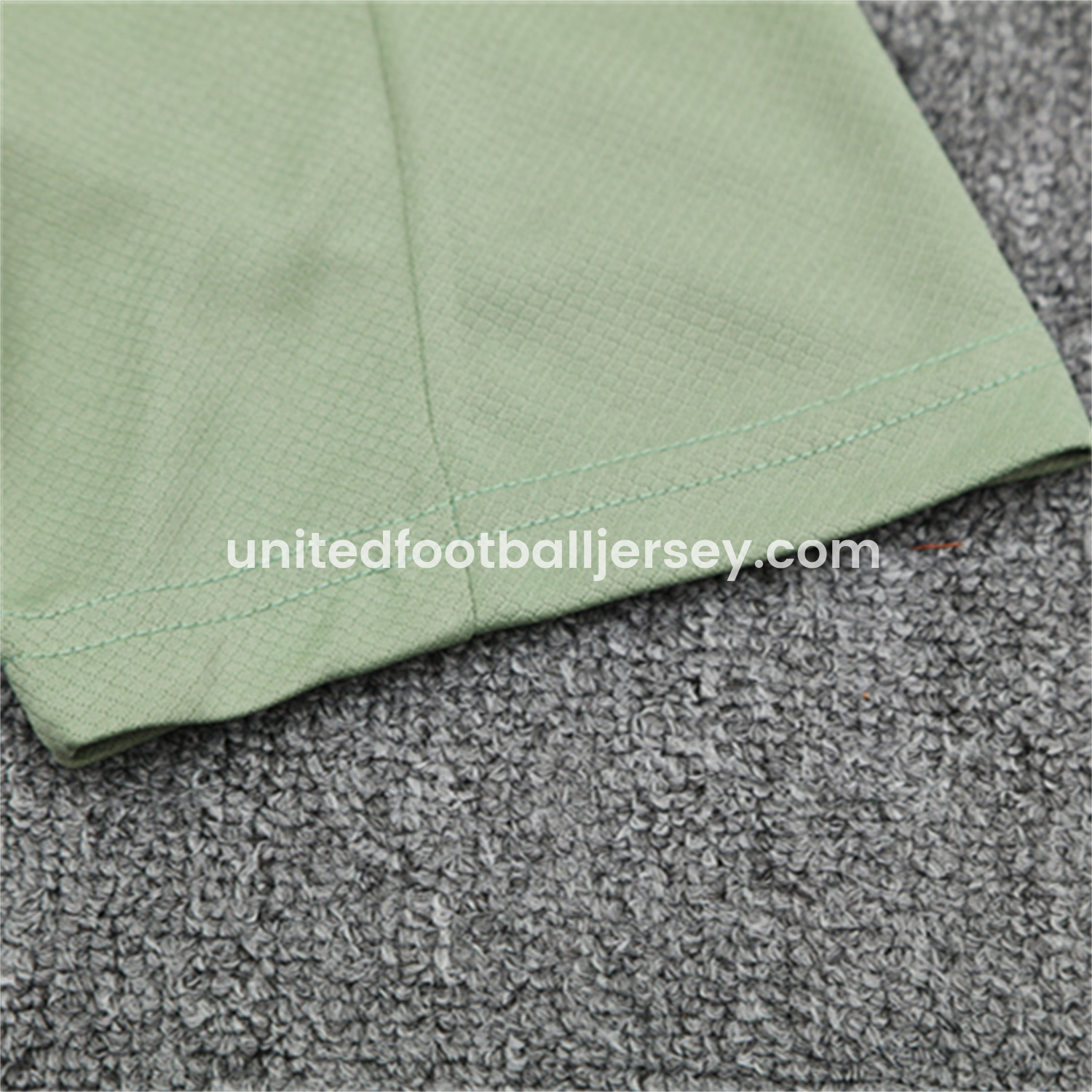 unitedfutballjersey-C.H.E.L.S.E.A 25-26 Short-Sleeve Training Set - Light Green Top & Army Green Shorts