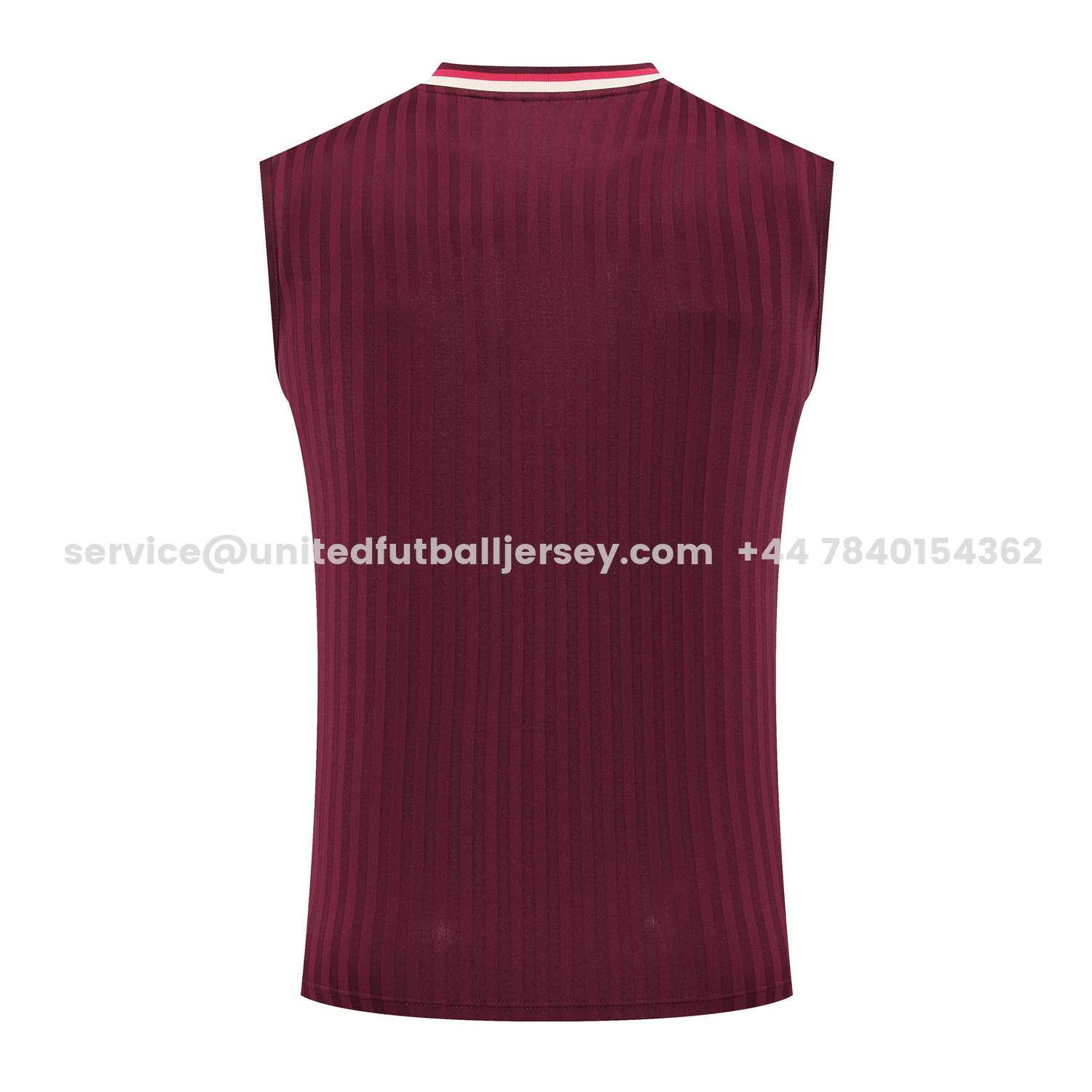 unitedfutballjersey-Bayern Munich 25-26 Vest Training Set - Wine Red Lines Vest & Wine Red Lines Shorts