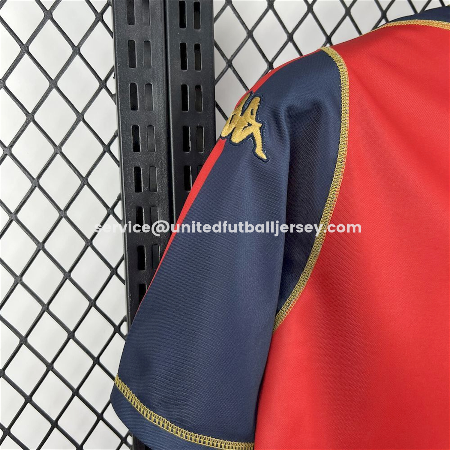 unitedfutballjersey-Genoa 25-26 Red And Blue Special Jersey - Fans Version