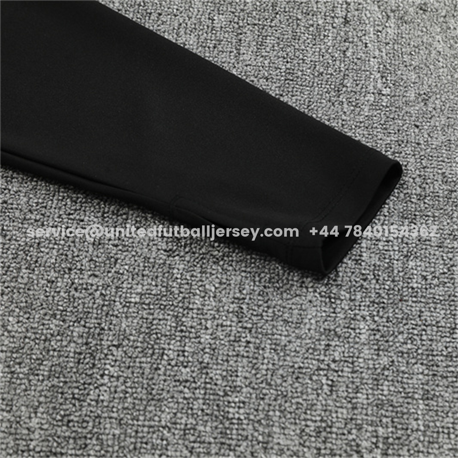 unitedfutballjersey-Manchester City 25-26 Long Sleeve Training Set - Black Top & Black Pants