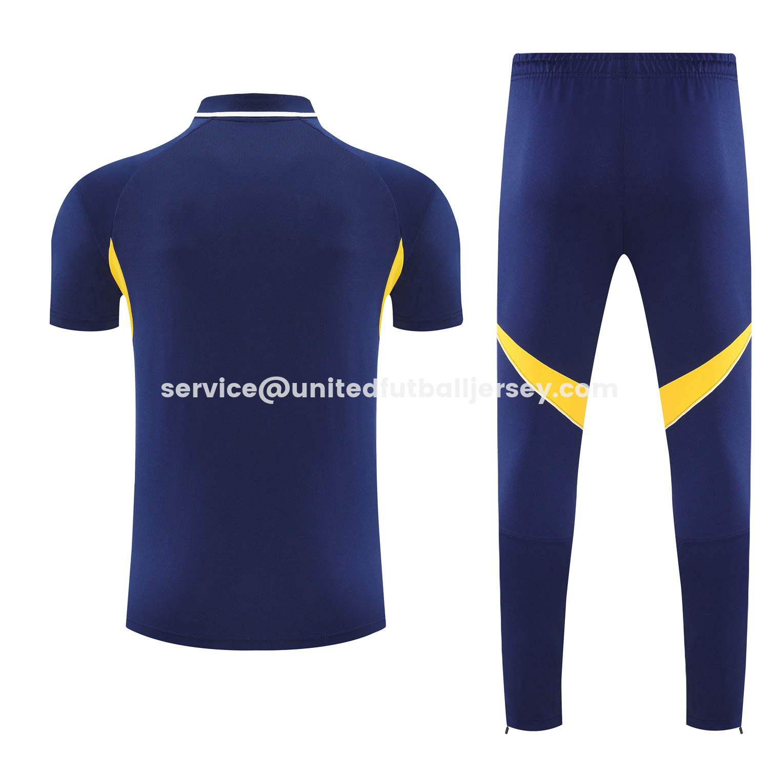 unitedfutballjersey-Boca Juniors 25-26 POLO Short-Sleeve Training Set - Dark Blue Top & Shorts