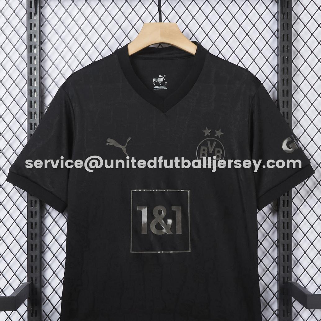 unitedfutballjersey-Retro Dortmund 2022-23 Black Special Edition Jersey