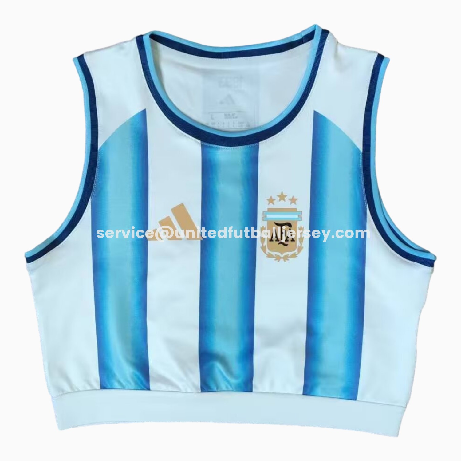 unitedfutballjersey-Women's Argentina 2026 Home Yoga Vest