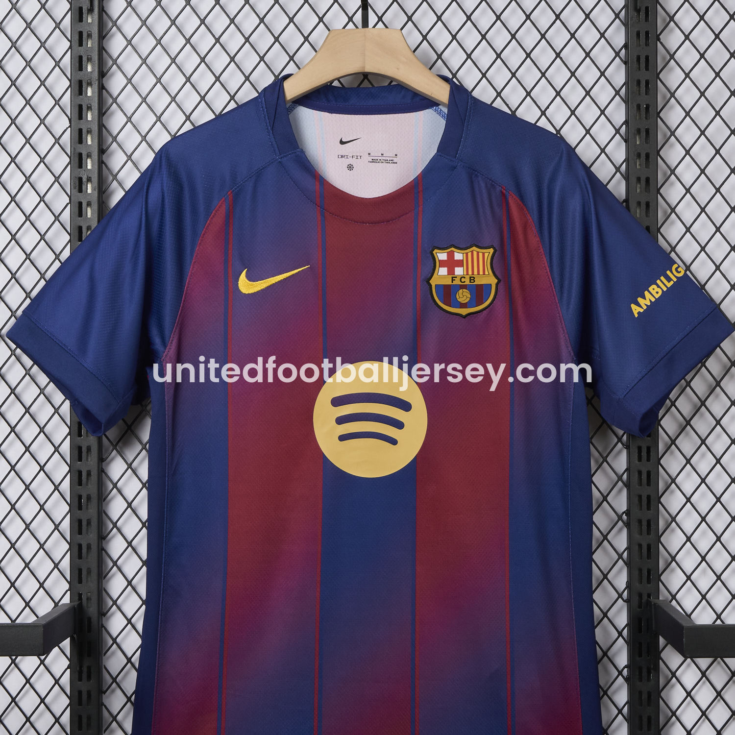 unitedfutballjersey-Barcelona 25-26 Home Jersey - Fans Version