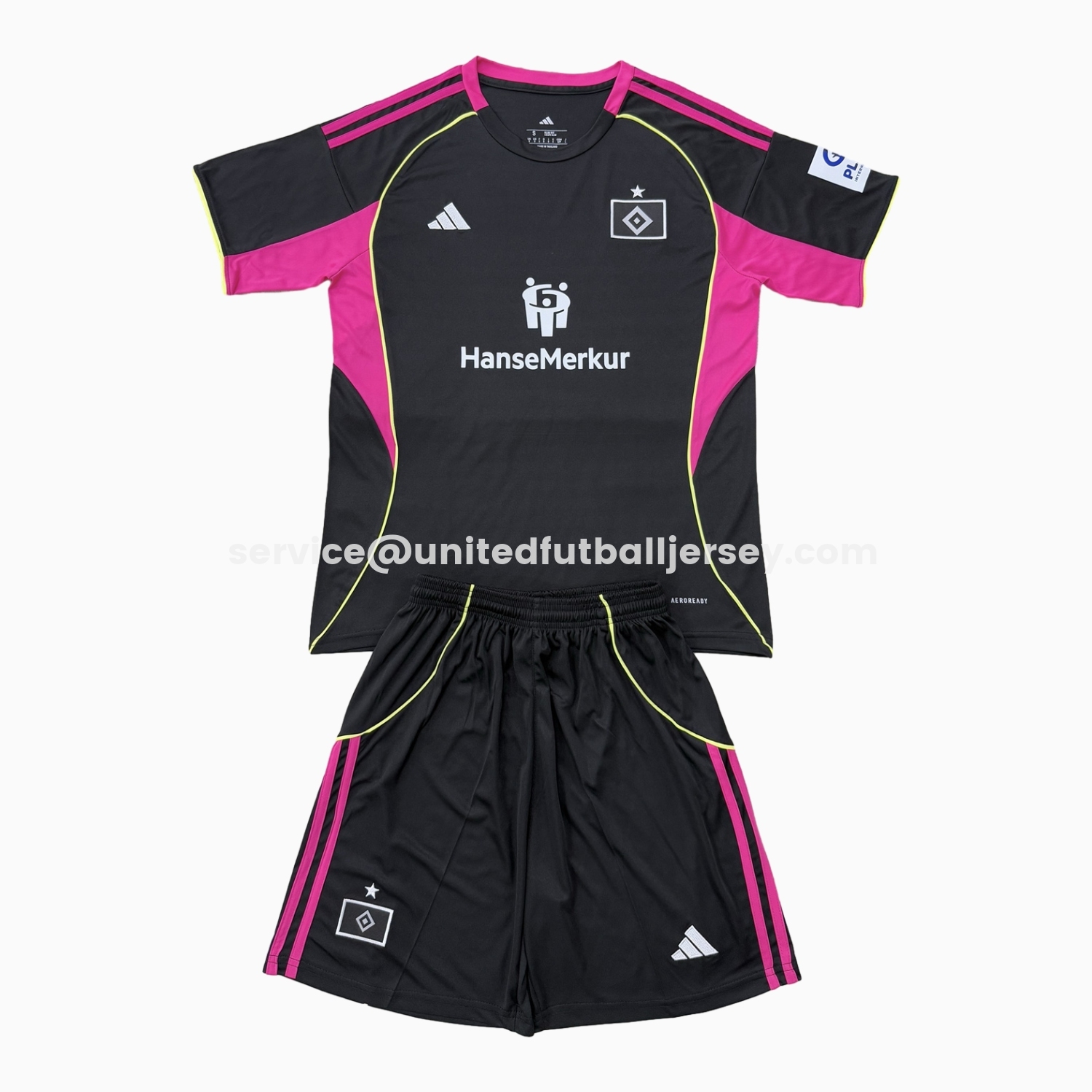 unitedfutballjersey-Hamburger SV 25-26 Third Men's Adult Jersey Set - Fans Version