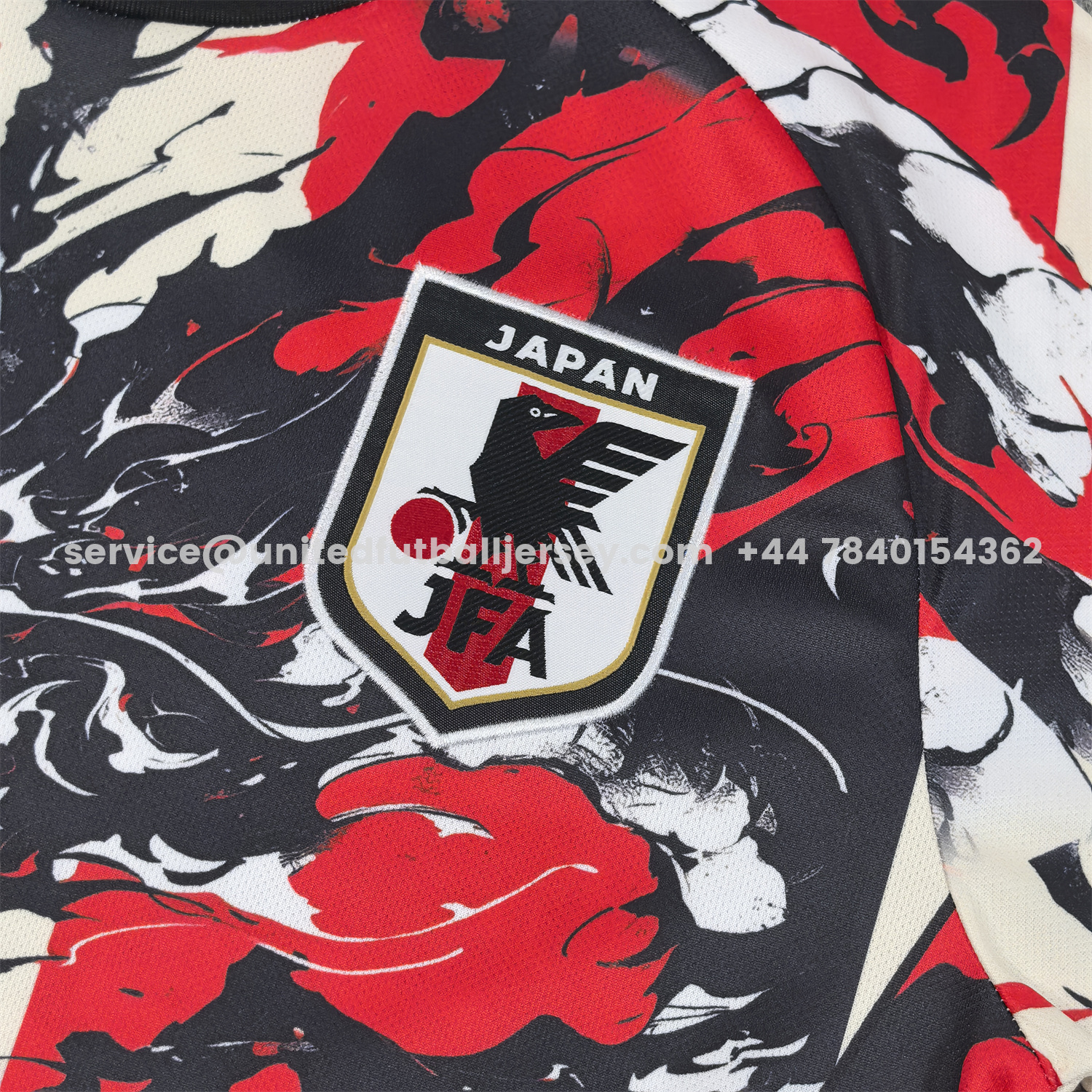 unitedfutballjersey-Japan 25-26 Bloody Dark Dragon Jersey - Fans Version