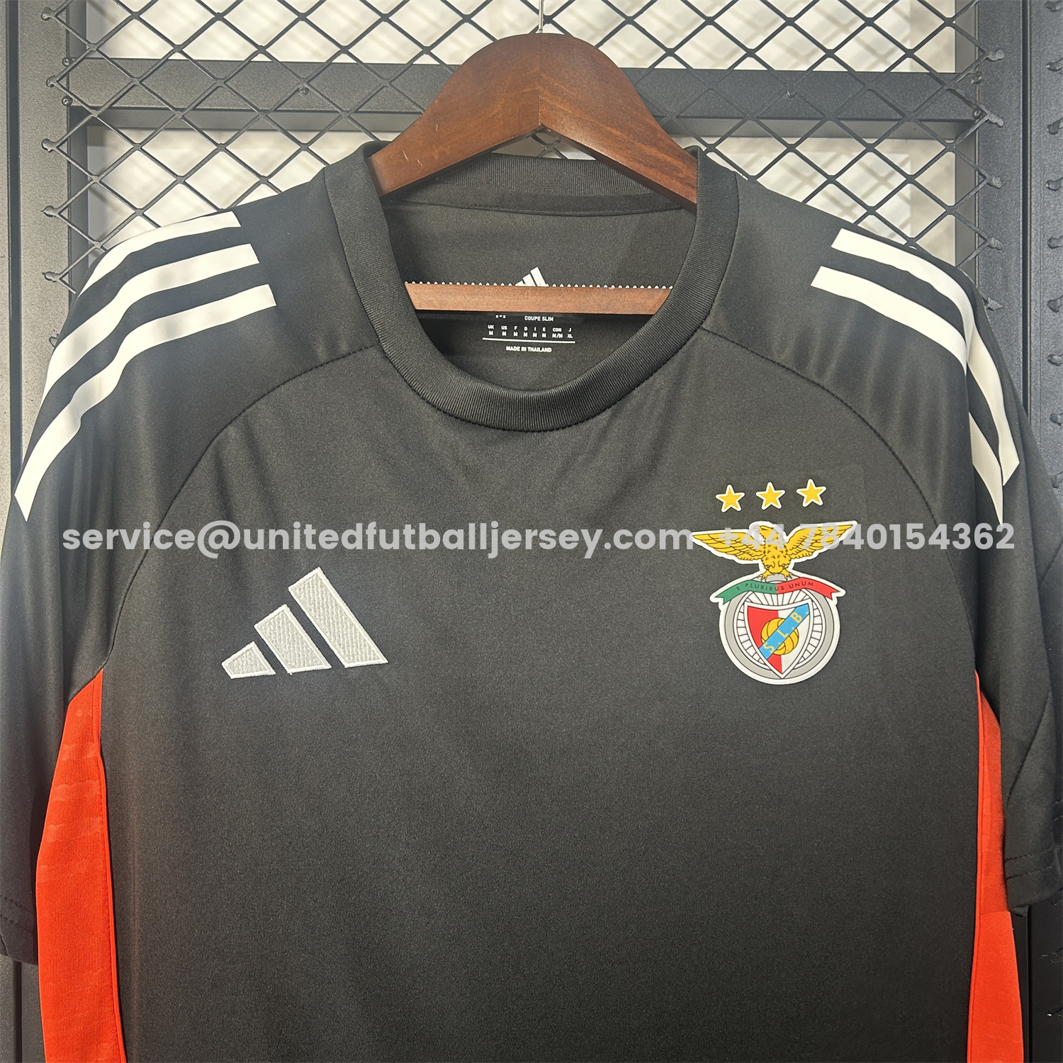 unitedfutballjersey-Benfica 25-26 Black Training Jersey - Fans Version