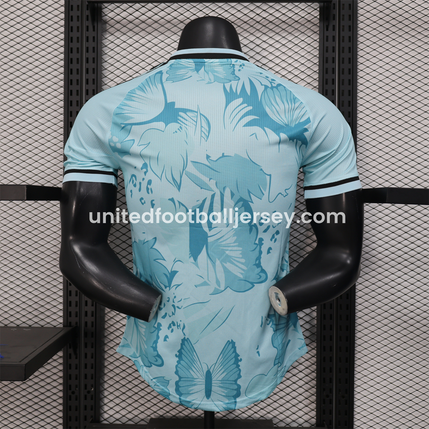 unitedfutballjersey-Algeria 25-26 Light Blue Flower Pattern Special Edition Jersey - Player Version