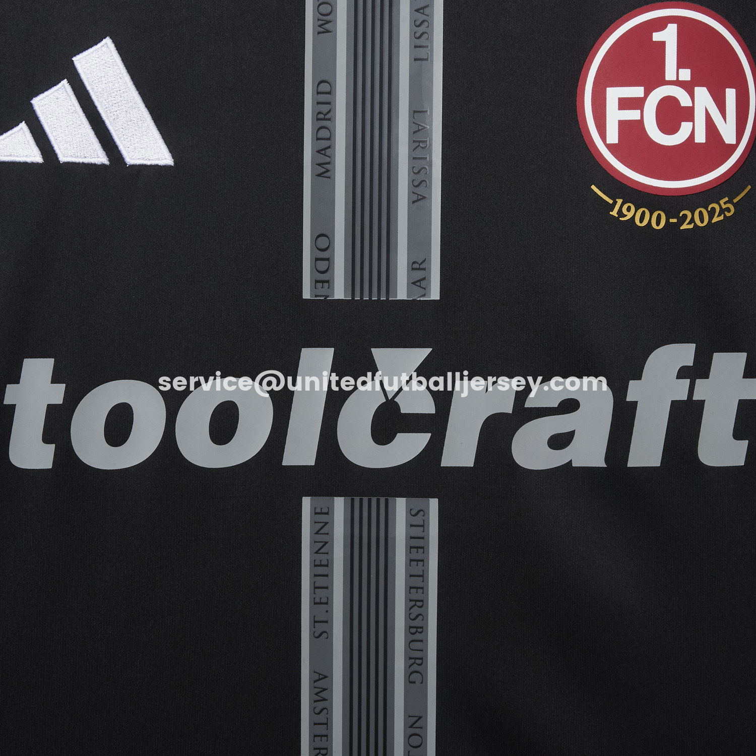 unitedfutballjersey-Nürnberg 25-26 Black 125-Year Anniversary Jersey - Fans Version