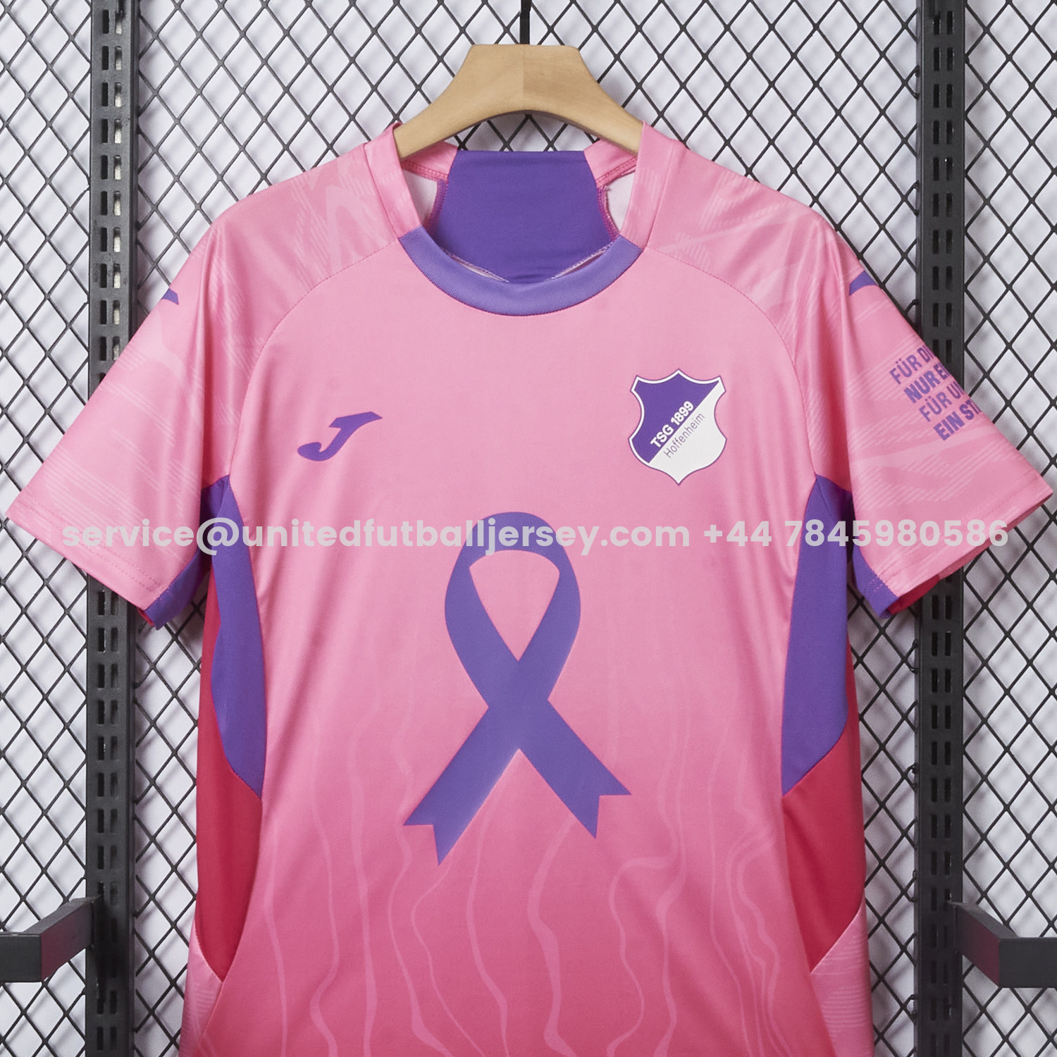 unitedfutballjersey-Hoffenheim 25-26 Breast Cancer Awareness Special Jersey - Fans Version