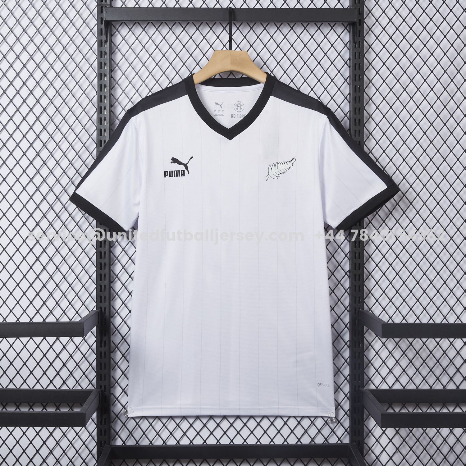 unitedfutballjersey-New Zealand 2026 Home White Jersey - Fans Version