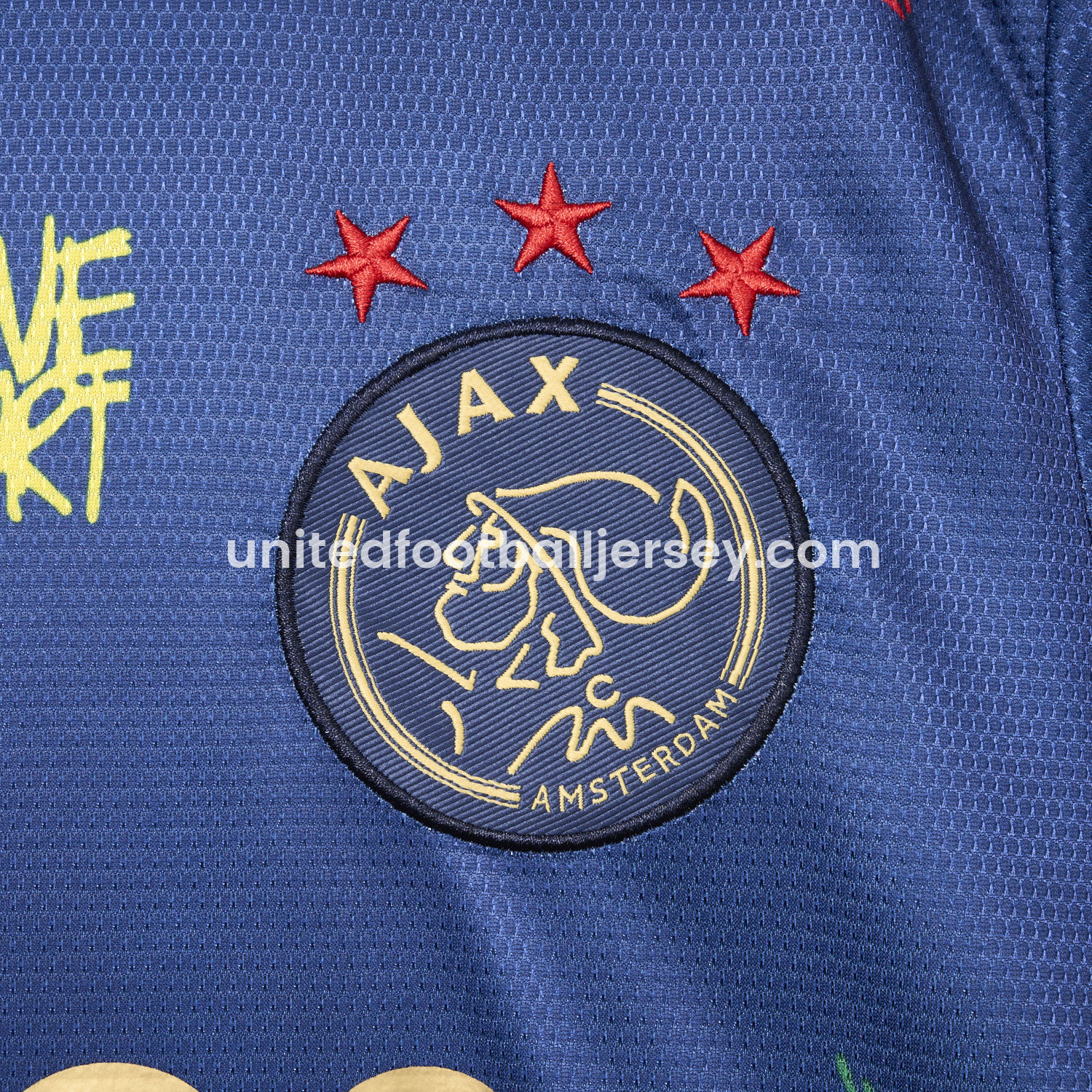 unitedfutballjersey-Ajax x B-O-B Marly 2025-26 40th Blue Special Edition Jersey - Fans Version