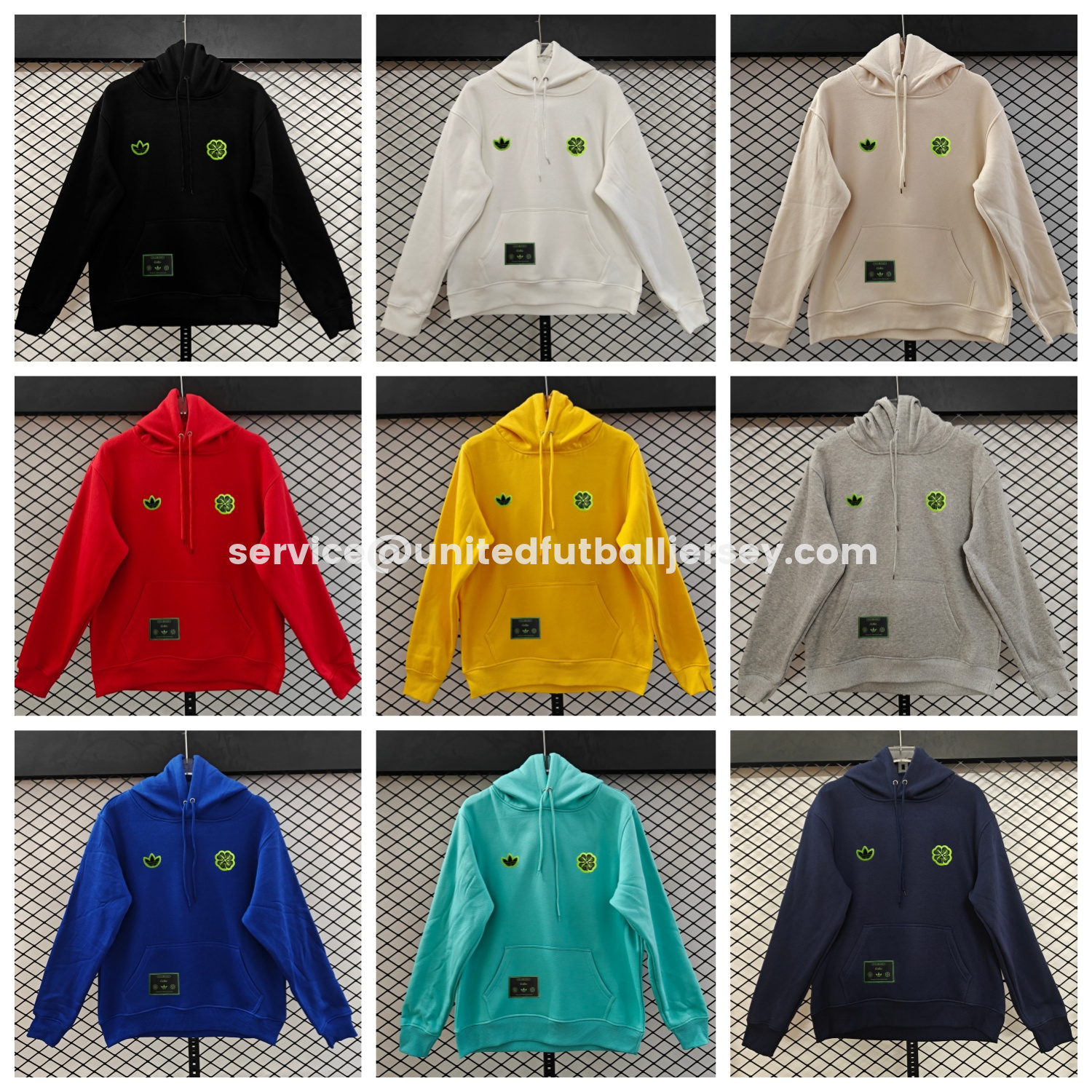 unitedfutballjersey-Celtic 25-26 Originals Terrace Icon Unisex Pullover Hoodie