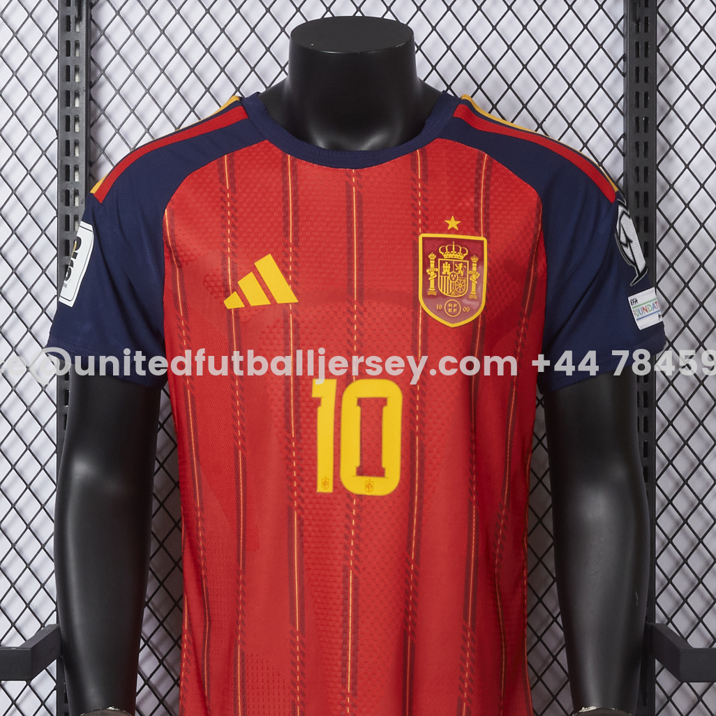unitedfutballjersey-Spain 2026 Home Jersey - Player Version