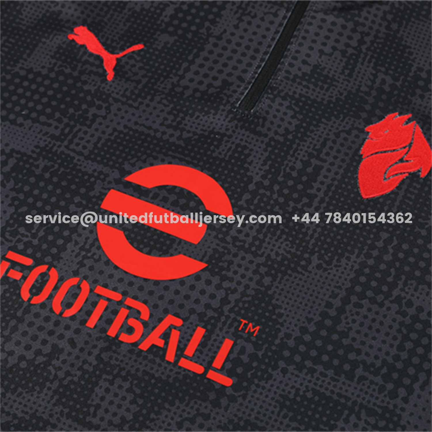 unitedfutballjersey-AC Milan 25-26 Long Sleeve Training Set - Black Top & Black Pants