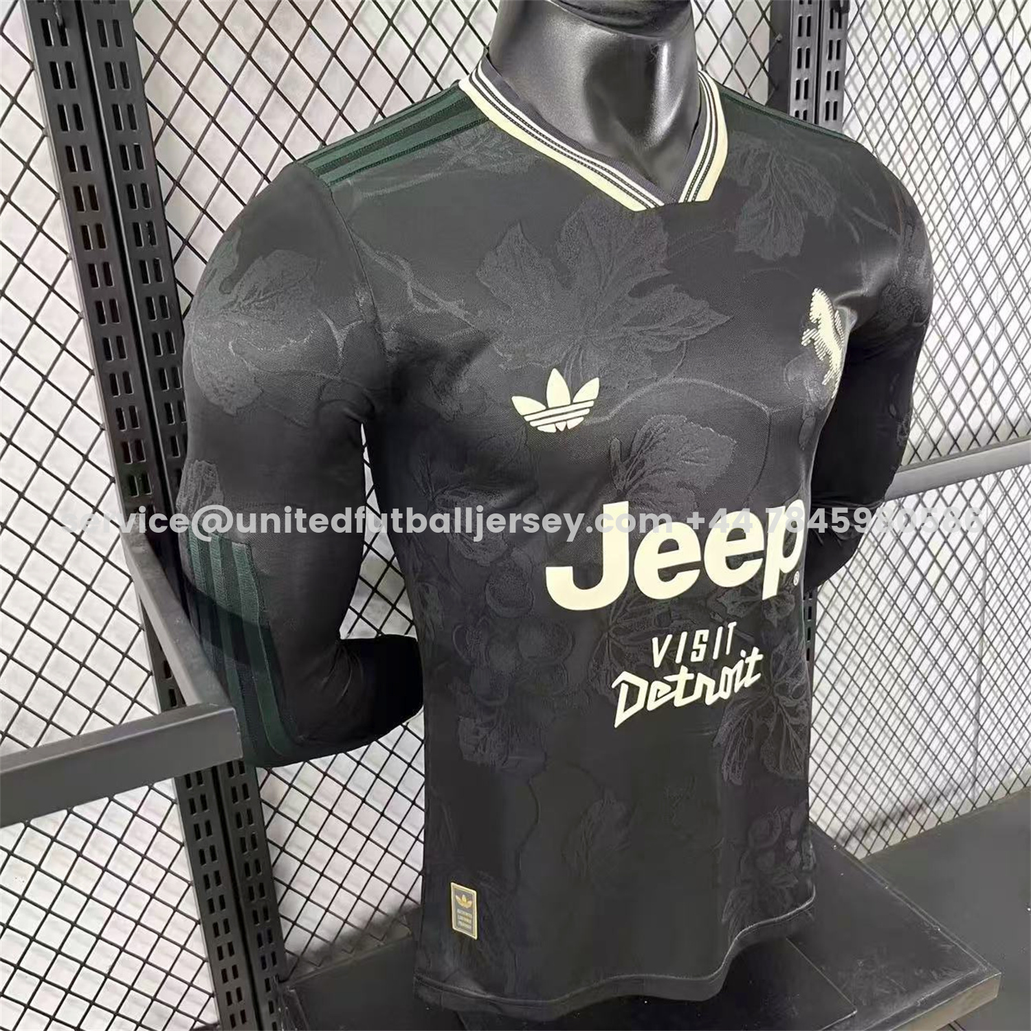 unitedfutballjersey-Juventus 25-26 Third Black Long Sleeves Jersey - Player Version