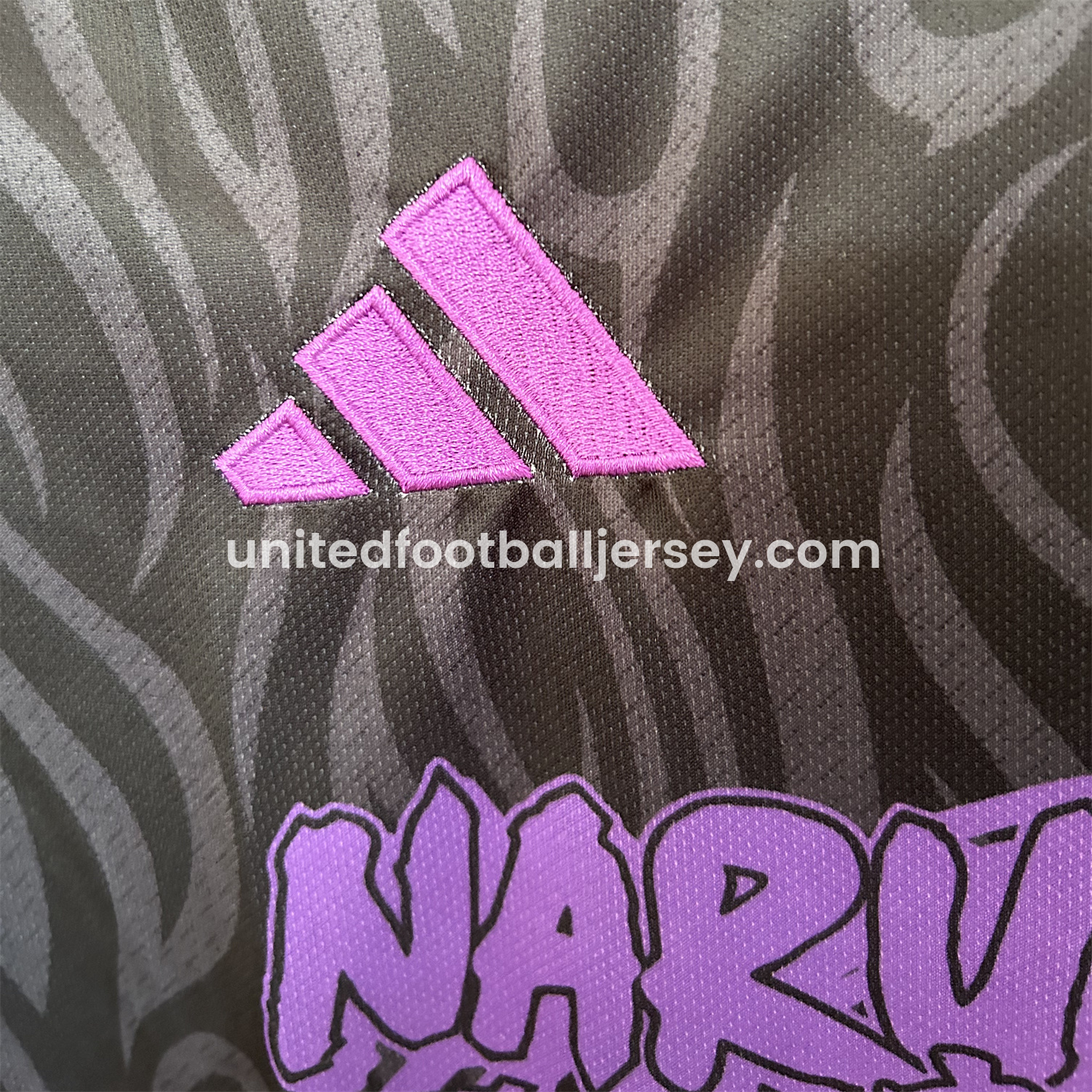 unitedfutballjersey-Japan 25-26 Purple NARUTO 20th Anniversary Black Special Jersey - Fans Version