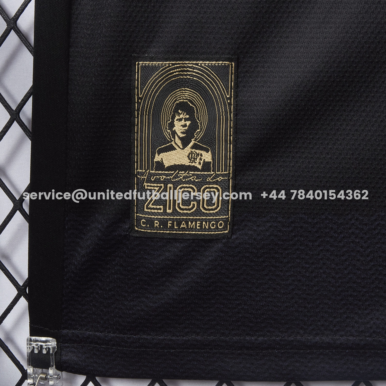 unitedfutballjersey-Flamengo 25-26 ZICO Commemorative Black Jersey - Fans Version
