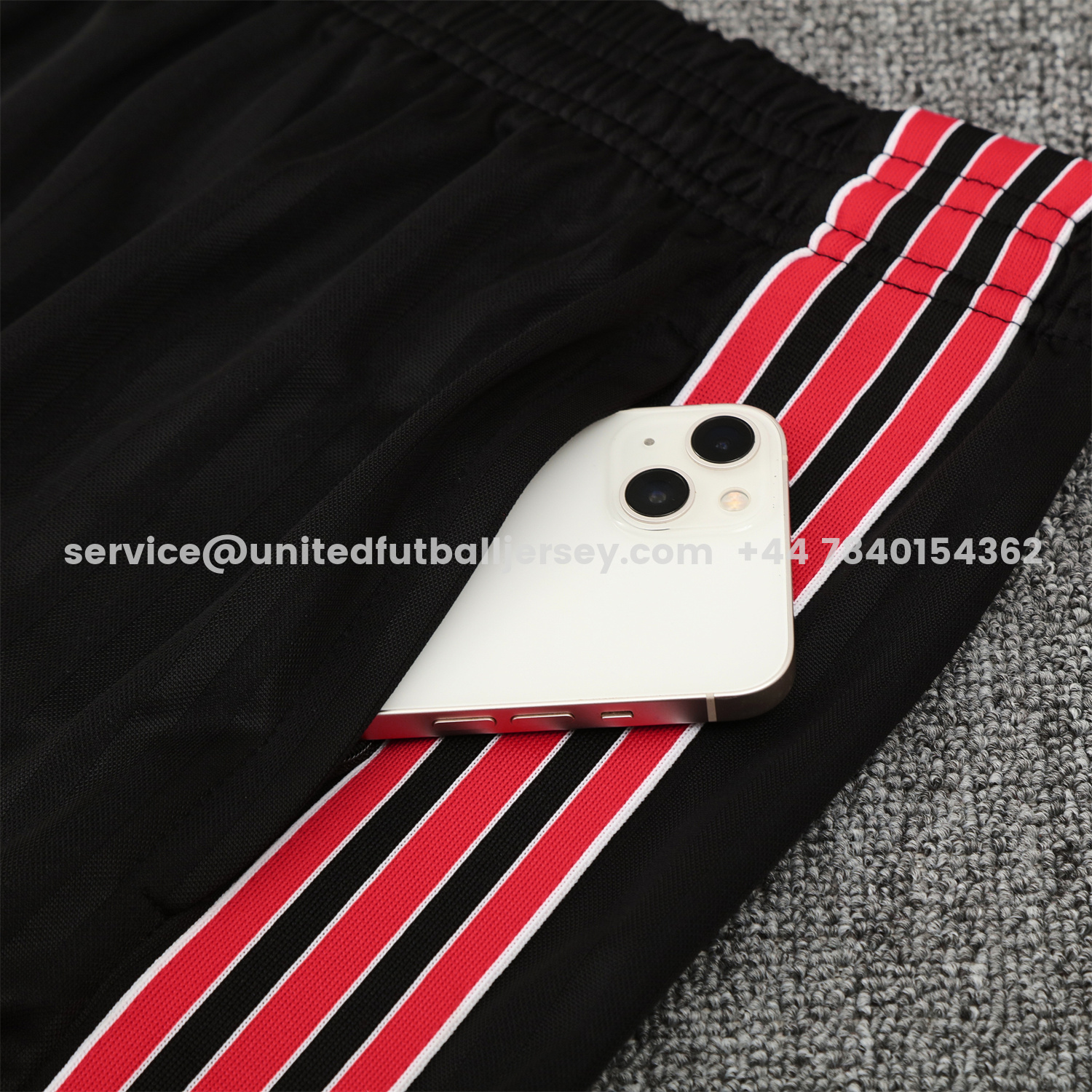 unitedfutballjersey-Flamengo 25-26 Short-Sleeve Training Set - Red Top & Black Shorts