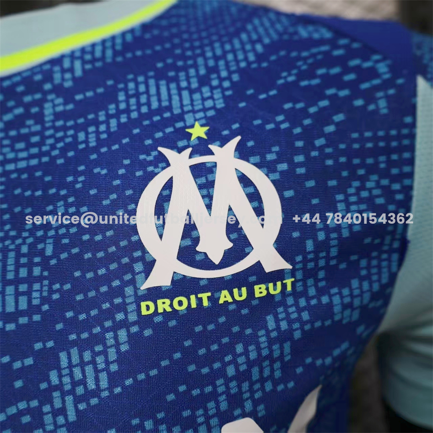 unitedfutballjersey-Marseille 25-26 Third Jersey - Player Version